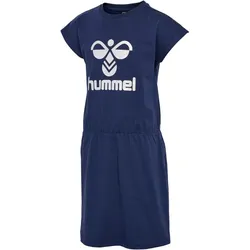 hummel hmlFLOWY Kleid Mädchen 1009 - black iris 128