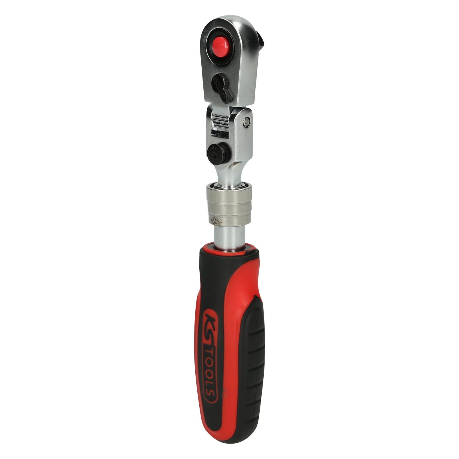 KS Tools 1/4" SlimPOWER Teleskop-Gelenk-Umschaltknarre (1/4") (914.1420)