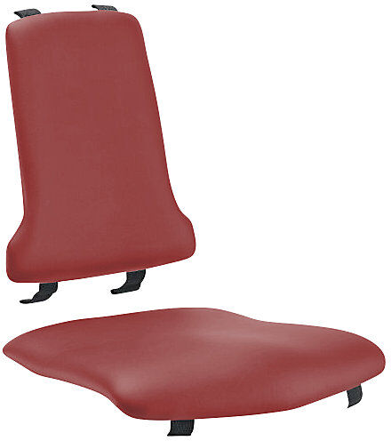 Polster für Arbeitsstühle, Kunstleder, rot bimos
