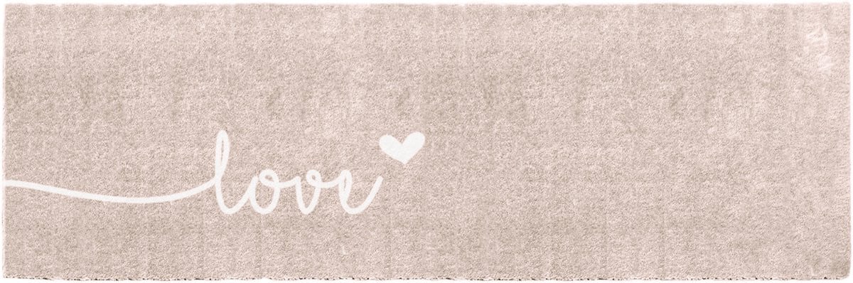 Mad About Mats Esme Deurmat Beige - Wasbaar - 50 x 150 cm