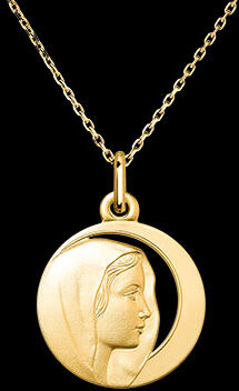 Edenly Medaille Marie Durchbrochen â€“ 18-karÃ¤tiges Gelbgold