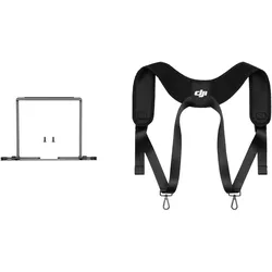DJI RC Plus Strap and Waist Support Kit, Drohne Zubehör, Schwarz