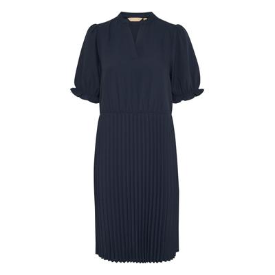 Midikleid CULTURE "Kleid CUpaddy", Damen, Gr. XS, N-Gr, blau (salute), Obermaterial: 100% Polyester PES., Kleider Midikleid