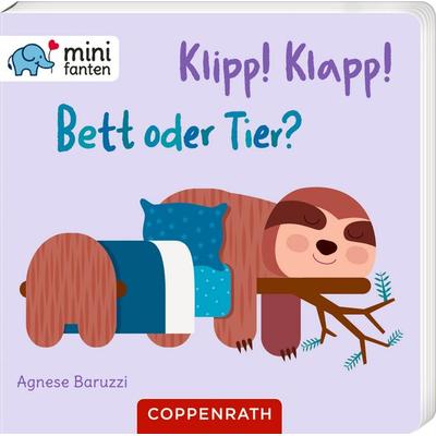 Klipp! Klapp! Bett oder Tier?, Gebundene Ausgabe von Anna Taube, Coppenrath, 978-3-649-65117-8