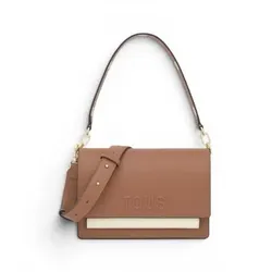 TOUS für Damen. 2002358243 Umhängetasche M Audree Saffiano braun (OSFA), Lässig, Stoff