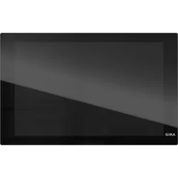 Gira Wohnungsstation Video IP mit WLAN, Glas schwarz, 1237 05