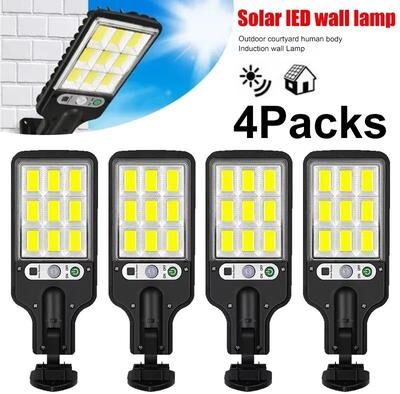 Inspired Finds Powerful LED Solar Outdoor Wall Lamp With Motion Sensor 43smd 2pcs