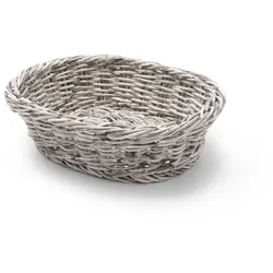 60x Brotkorb,oval,Hellgrau,250x190x(H)65mm