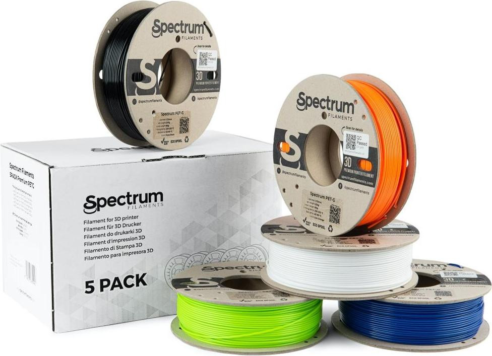 Tisklint Spectrum 80748 Kleurrijk (Artic White, Deep Black, Lion Orange, Marineblauw, Limoengroen)