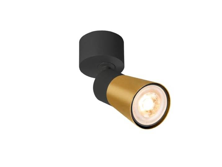 SLV PURI 2.0 CONE, Deckenleuchte, Wandleuchte, Schwarz/Gold