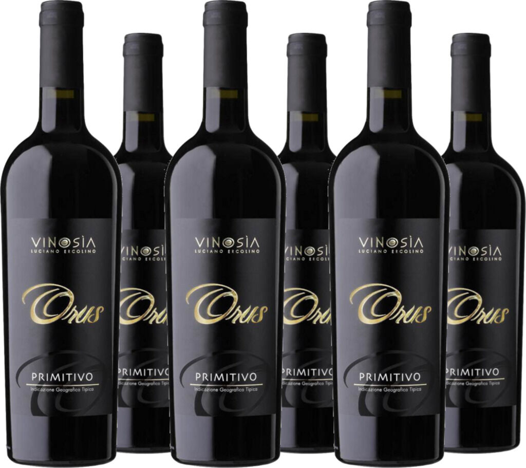 6er Vorteilspaket Orus Primitivo Salento IGT 2025 Vinosia