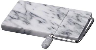 Creative Labs Home Natural White Marble Cheese Slicer with Stainless Steel Wire