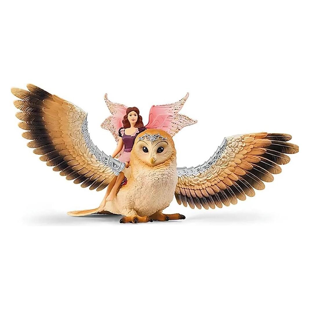 Schleich Bayala Elfe auf Glitzereule (70789)