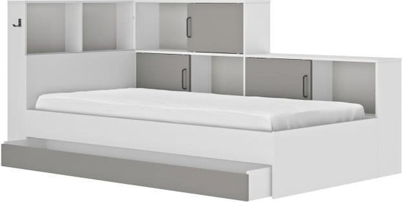 CALICOSY - Bett mit Stauraum 90x200 cm - Erwan