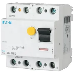Eaton, Schutzschalter, FI-Schalter, 63A, 4p, 100mA, Typ G 293306