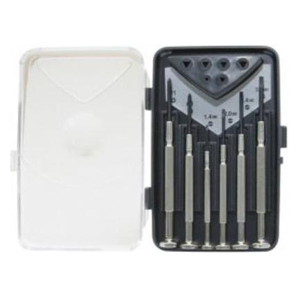 Tecline Schraubenzieher-Set für PC, 6teilig Schraubendreher für Elektriker und Elektroniker (Kreuzschlitz) (832953)
