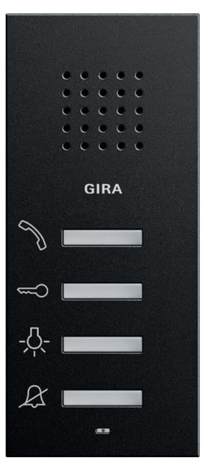 Gira Audio-deurintercom 1250005 AP-systeem 55, zwart