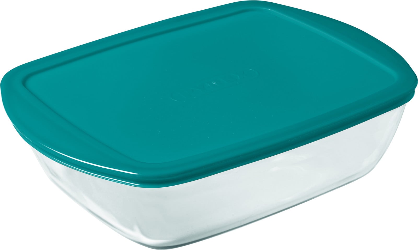 Pyrex PYRG4CRC23H Bakvorm, Rechthoekig, Groen, Transparant, Glas, 1 stuk