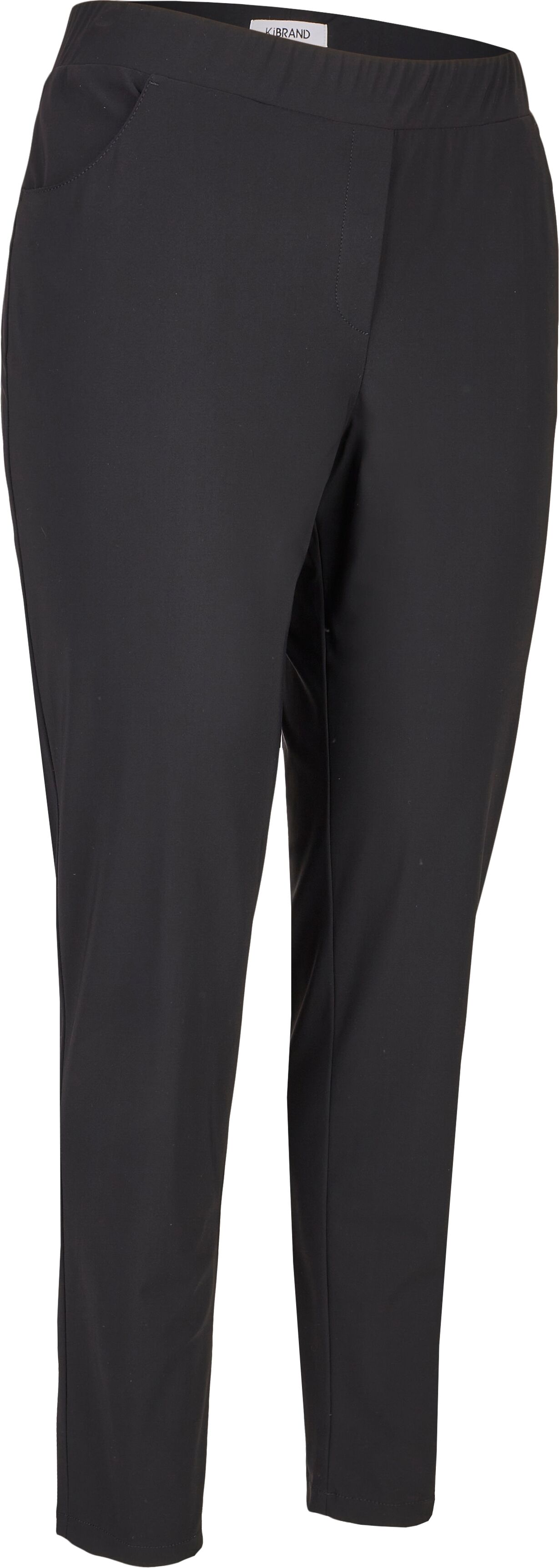 Schlupfhose KJBRAND, Damen, Gr. 42, N-Gr, schwarz, Web, Obermaterial: 74% Polyamid, 26% Elasthan, bequem lang, Hosen Schlupfhose, Bi-elastischer Stoff, atmungsaktiv, knitter- und fusselfrei schwarz 42, N-Gr