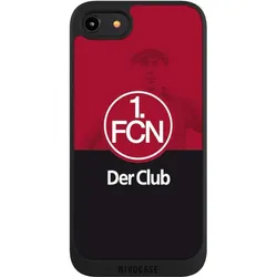 Nivocase Handyhülle für Apple iPhone 8 Hülle NIVOpure Case Schwarz 1. FC Nürnberg Der Club Offizielles (Apple iPhone 8), Smartphone Hülle, Schwarz