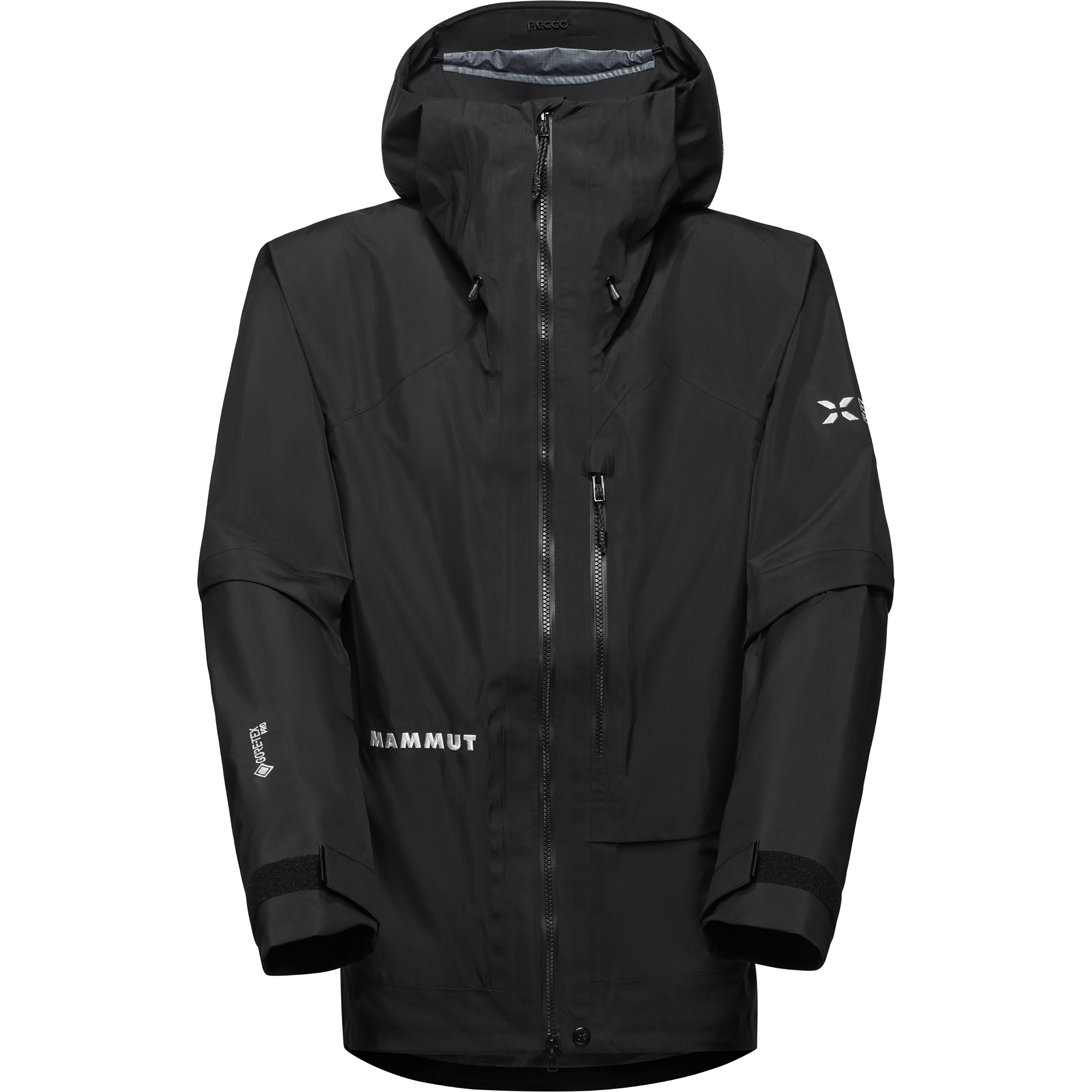 Mammut Eiger Nordwand Advanced HS Herren Regenjacke schwarz Größe L Alpinklettern | Bergsteigen Winddicht Wasserabweisend