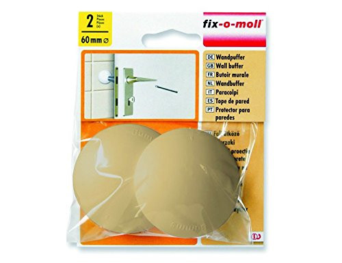Fix-O-Moll Wandbuffer, zelfklevend, wit/beige, 2 stuks