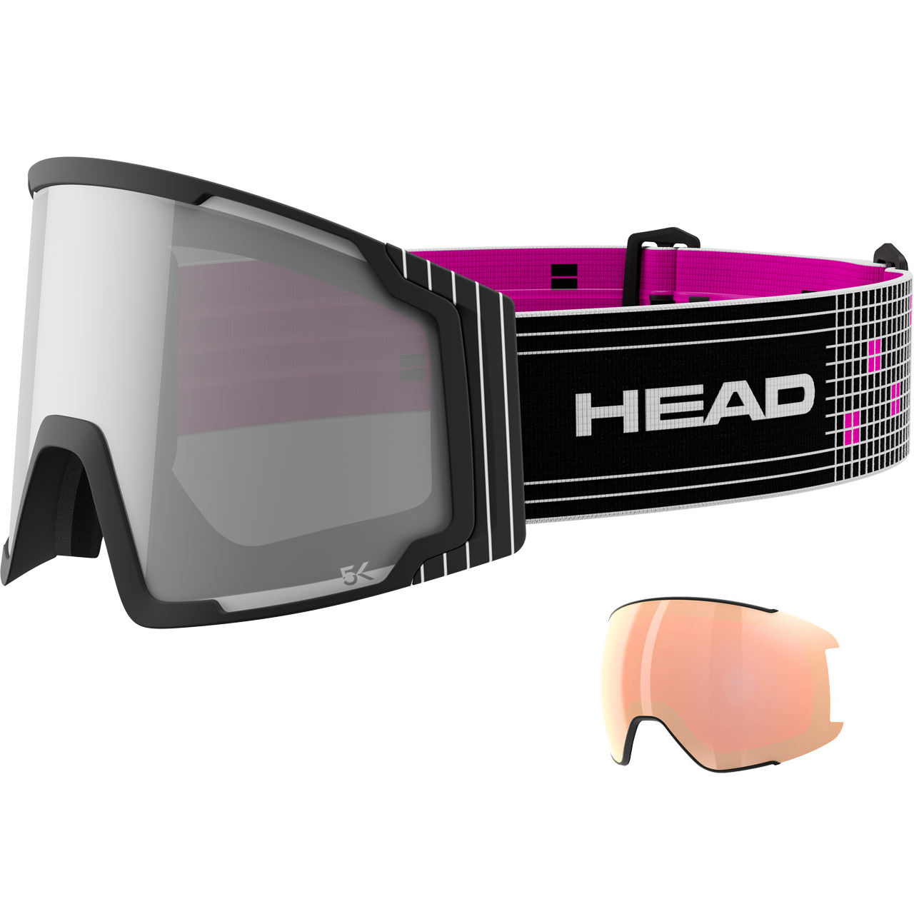 Head NEVES PRO 5K Race VIS RD + Ersatzscheibe - Large