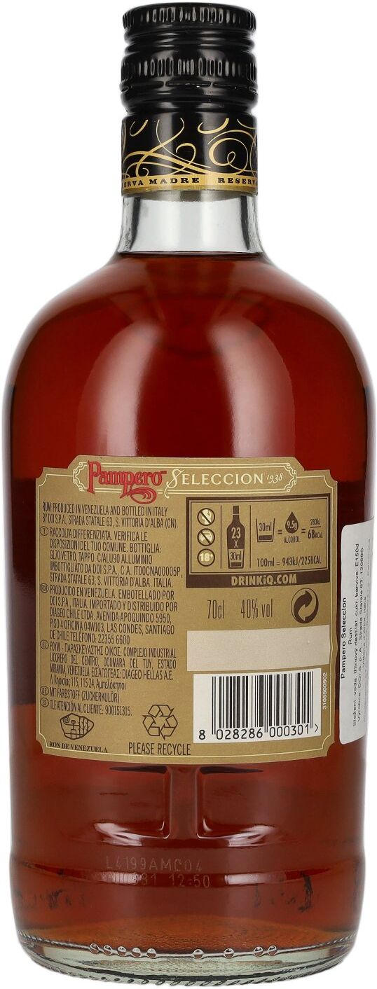 Ron Pampero Pampero Añejo SELECCIÓN 1938 40% Vol. 0,7l