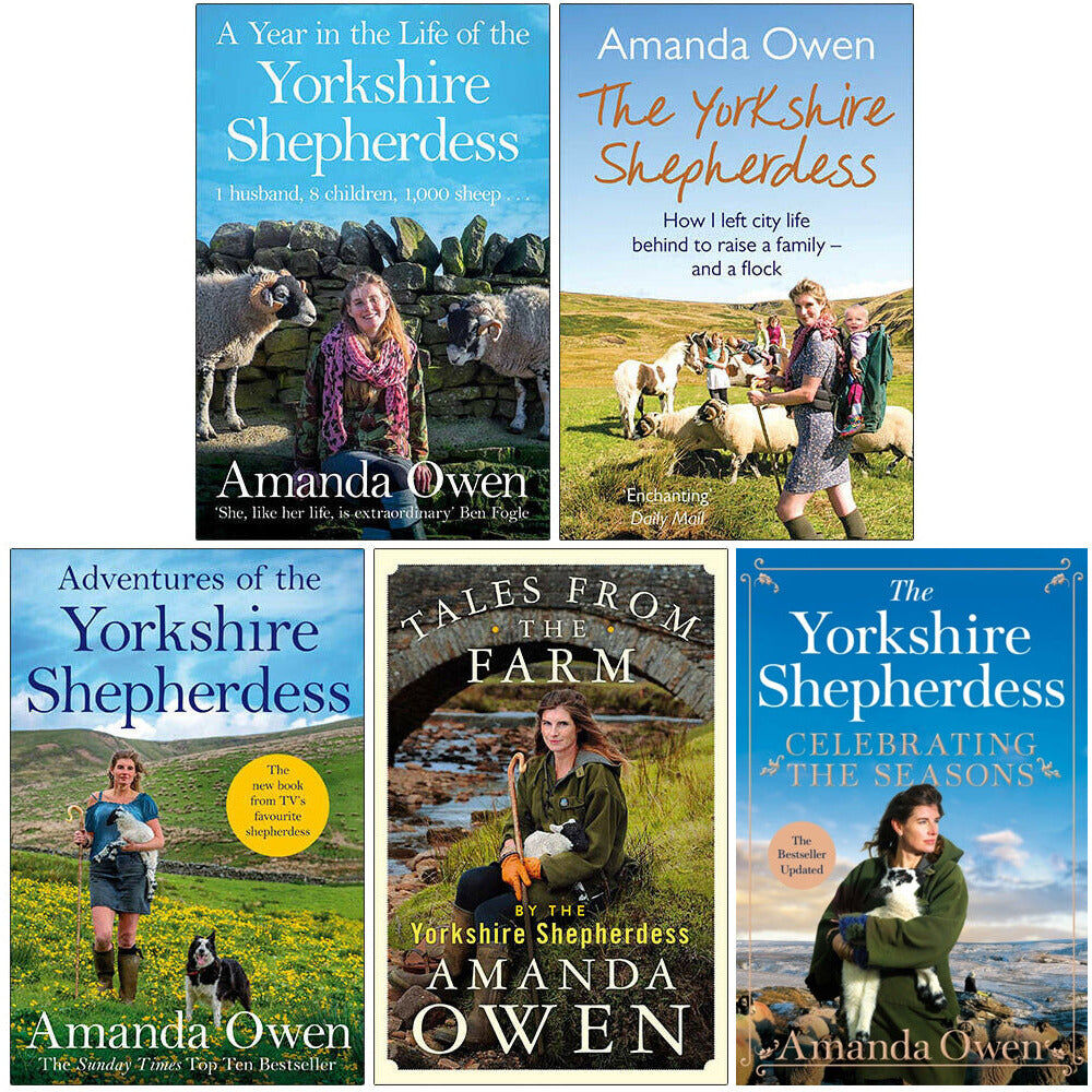 Pan Macmillan The Yorkshire Shepherdess Series 5 Books Collection Set by Amanda Owen