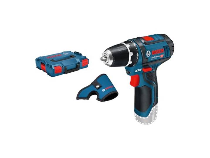 Bosch Professional 12V System GSR 12V-15 - Atornillador a batería (30 Nm, sin batería, en L-BOXX)