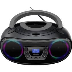 Denver TDB-212GR CD-Radio DAB+, DAB, FM AUX, USB, Bluetooth®, CD Schwarz, Grau 111141900020