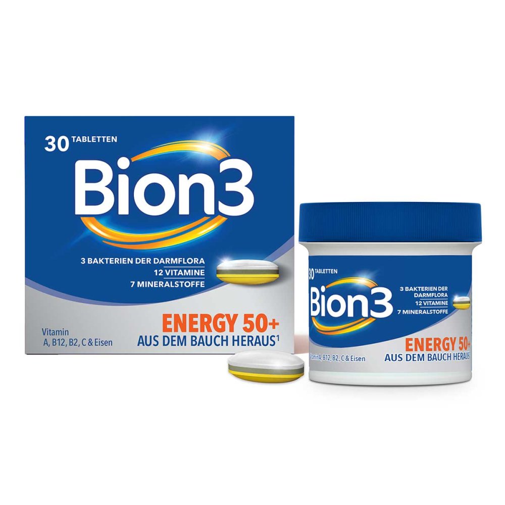 WICK Pharma - Zweigniederlassung der Procter & Gam Bion3 50+ Energy Tabletten 18010789