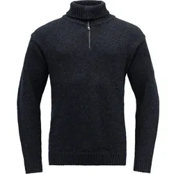 DEVOLD Herren Pullover NANSEN SWEATER ZIP NECK, Größe XL in Blau Blau