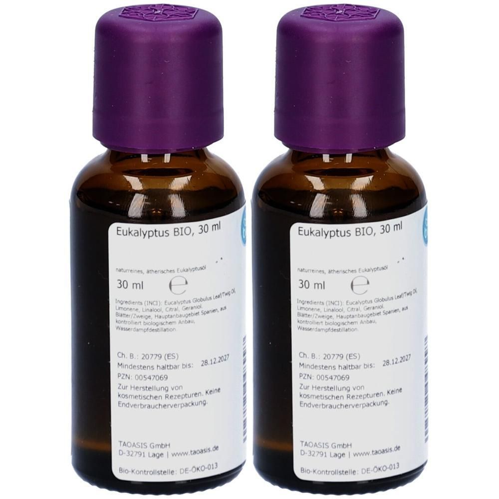 Eukalyptus ÖL Bio 2x 2x30 ml Ätherisches Öl