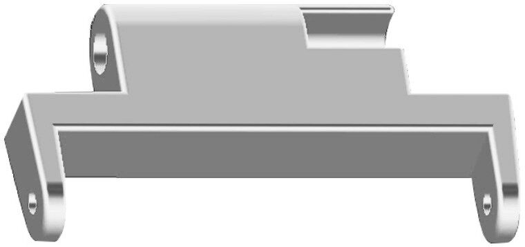 INF Armband-Verbinder, kompatibel mit CASIO Baby-G – Edelstahl Ersatzteil für BA-100 BA-110 BGD-140 Silber