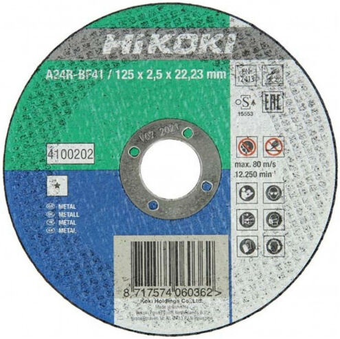 HiKOKI 4100206 Disque a tronçonner 115x22,23x2,5mm