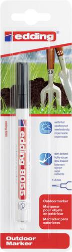 Edding 8055 4-8055-1-1001 Outdoormarker Schwarz 1 mm, 2mm