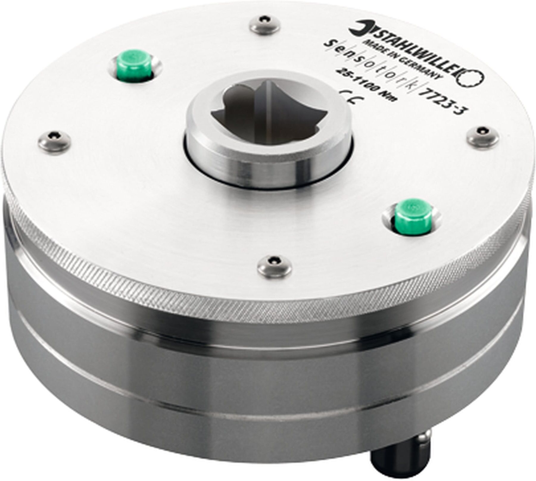 Stahlwille Messwertaufnehmer 0.4N·m-20N·m, mit Innen-Vierkant 1/4 Antrieb, Durchmesser: 120 mm, für Drehmomentmessungen im Bereich von 0,4 bis 20 Newtonmeter, 96521026)