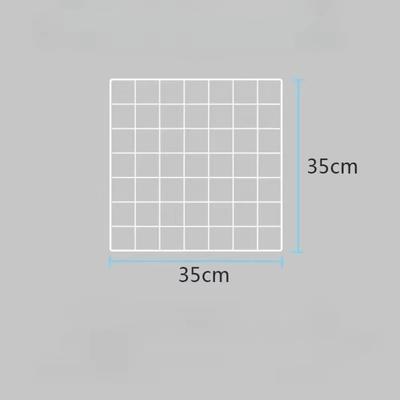 Modern Grid Panel Display Hooks Metal Grid Wall Display Brackets For Photo Art And Jewelry Booths white Grid s