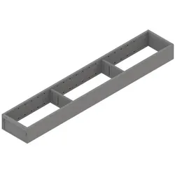 Blum, Schubladenauszüge, Schubladenrahmen AMBIA-LINE Stahldesign schmal 100mm