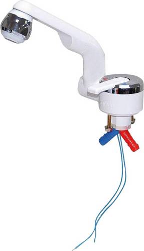 Barwig 20000-230 Einhebel-Mischarmatur Schlauch-Anschluss 10mm Weiß, Chrom