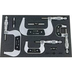 HELIOS PREISSER 0800 513 Bügelmessschrauben-Set 0 - 100 mm Ablesung: 0.01 mm DIN 863-1