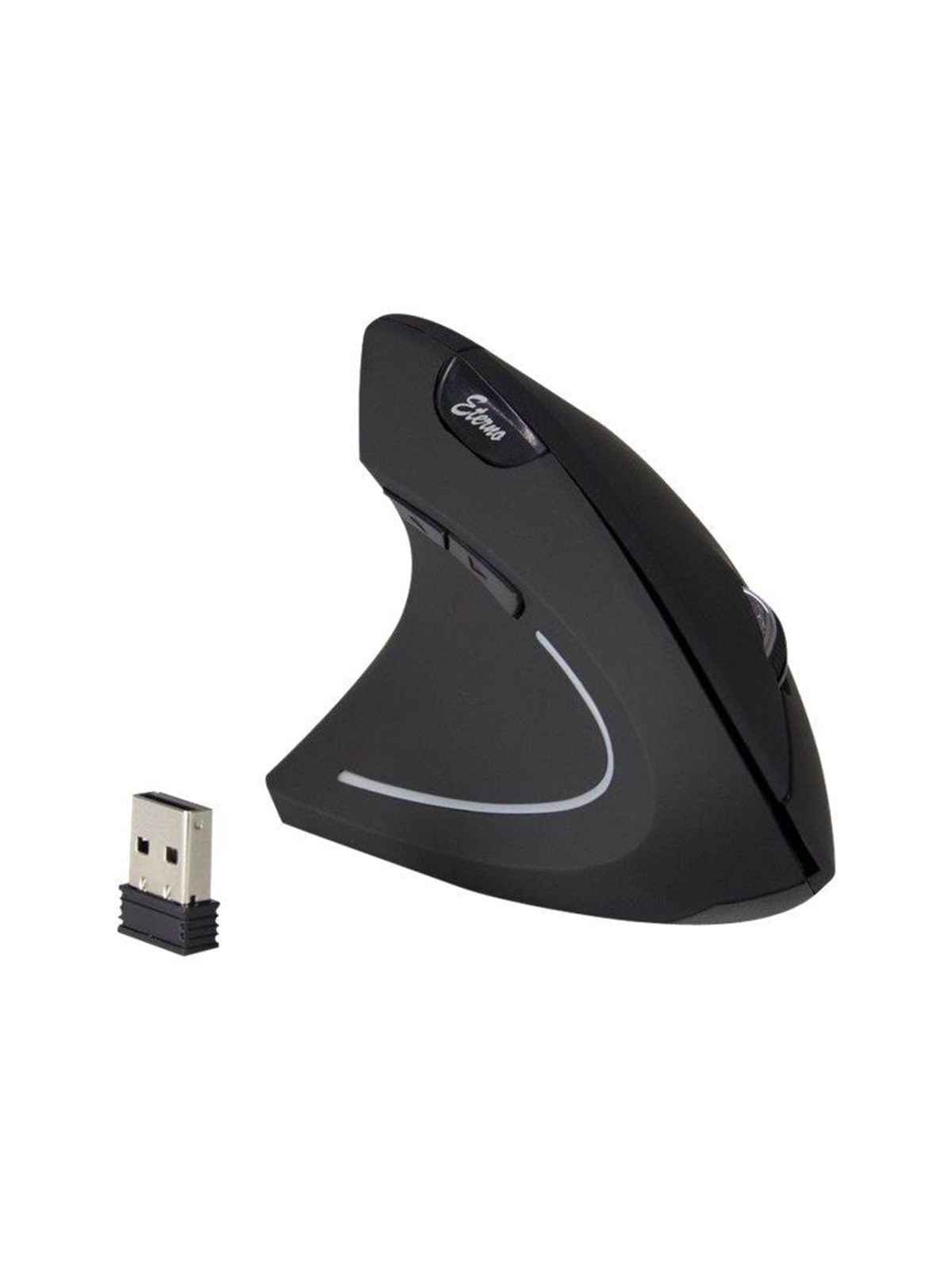 Inter-Tech Eterno KM-206L - Vertical mouse (Schwarz)
