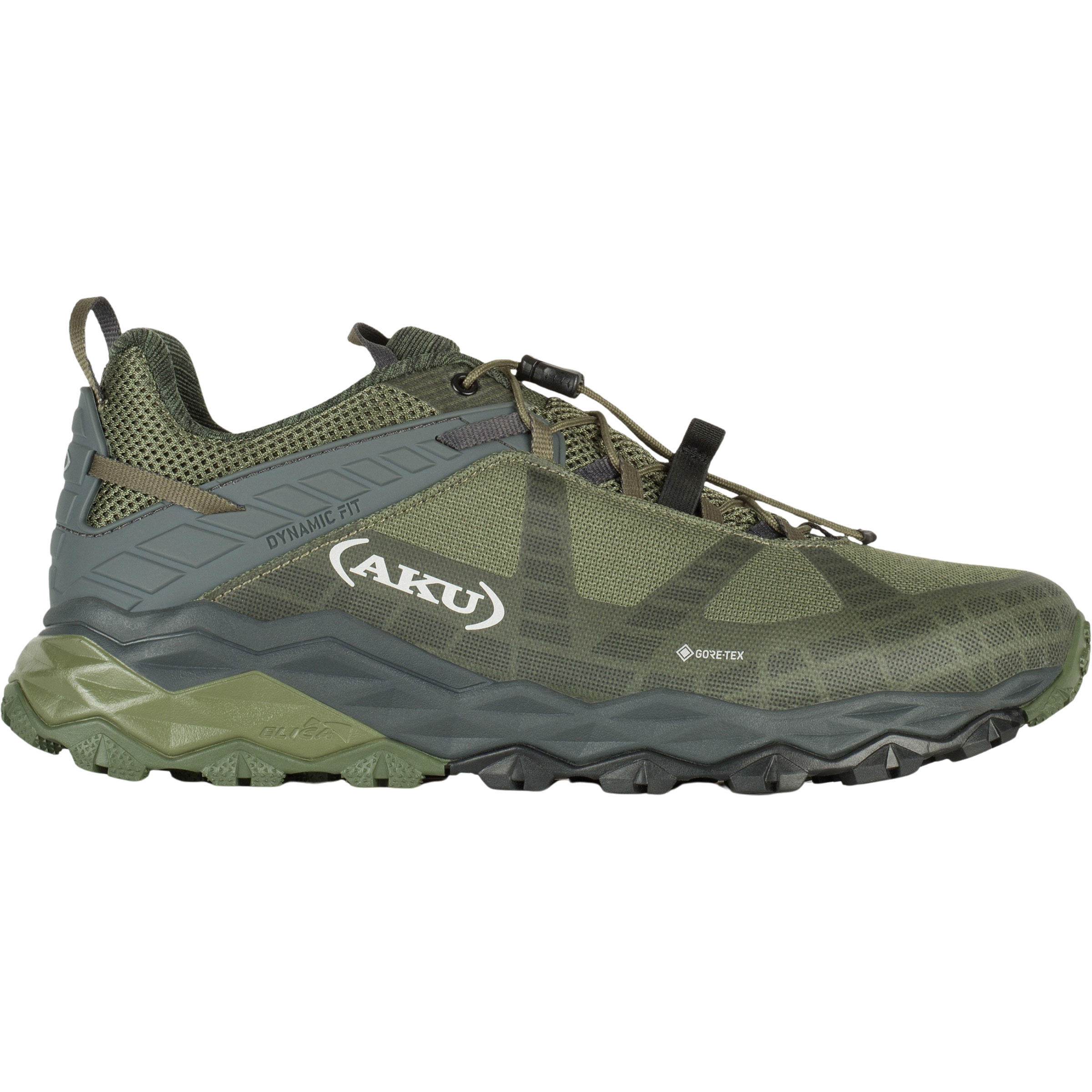 Aku Flyrock GTX Herren Zustiegsschuhe gruen Größe 43 Trekking Wasserdicht