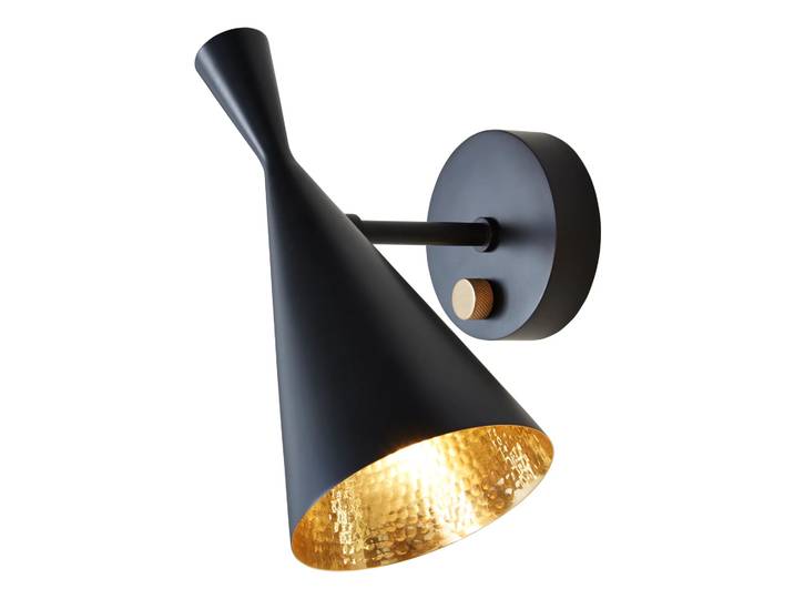 Tom Dixon Beat Wandleuchte Schwarz
