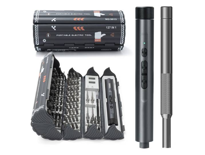 Galacok – jeu de tournevis de précision 138 en 1, avec 120 embouts magnétiques, Mini outil de réparation multifonction pour IPhone, montre, caméra PC