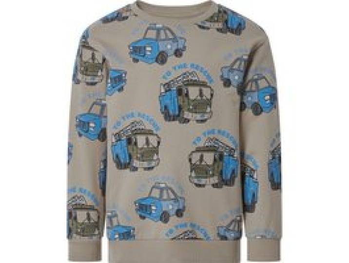 NAME IT Sweat-shirt pour tout-petit. (beige, 4-6 ans)