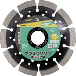 Wolfcraft 8311000 Diamanttrennscheibe 125 mm 1 St. Beton, Klinker, Naturstein, Bimsstein, Kalksandstein