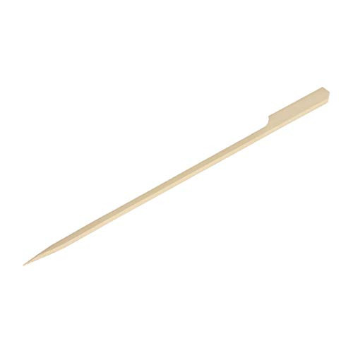 Fiesta Green biologisch afbreekbare bamboeprikkers peddelvorm 18 cm