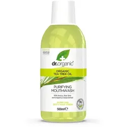 Dr Organic Tea Tree Mouthwash 500ml